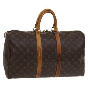 LOUIS VUITTON Monogram Keepall 45 Boston Bag M41428